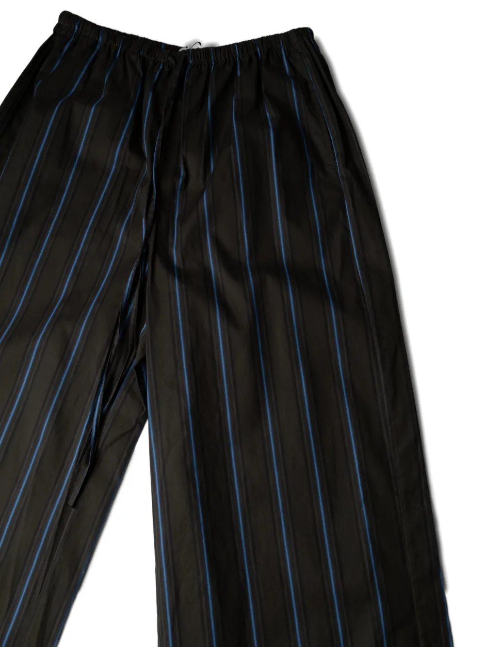  Staud Mateo Striped Trousers - Green 