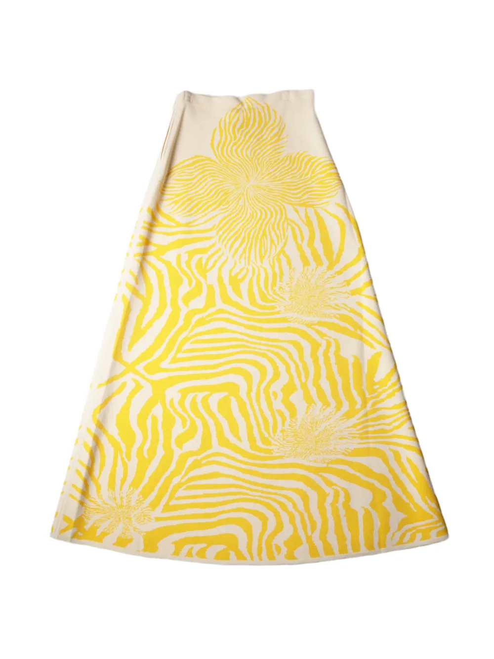  Alexis Jazlyn Patterned Midi Skirt - Yellow 