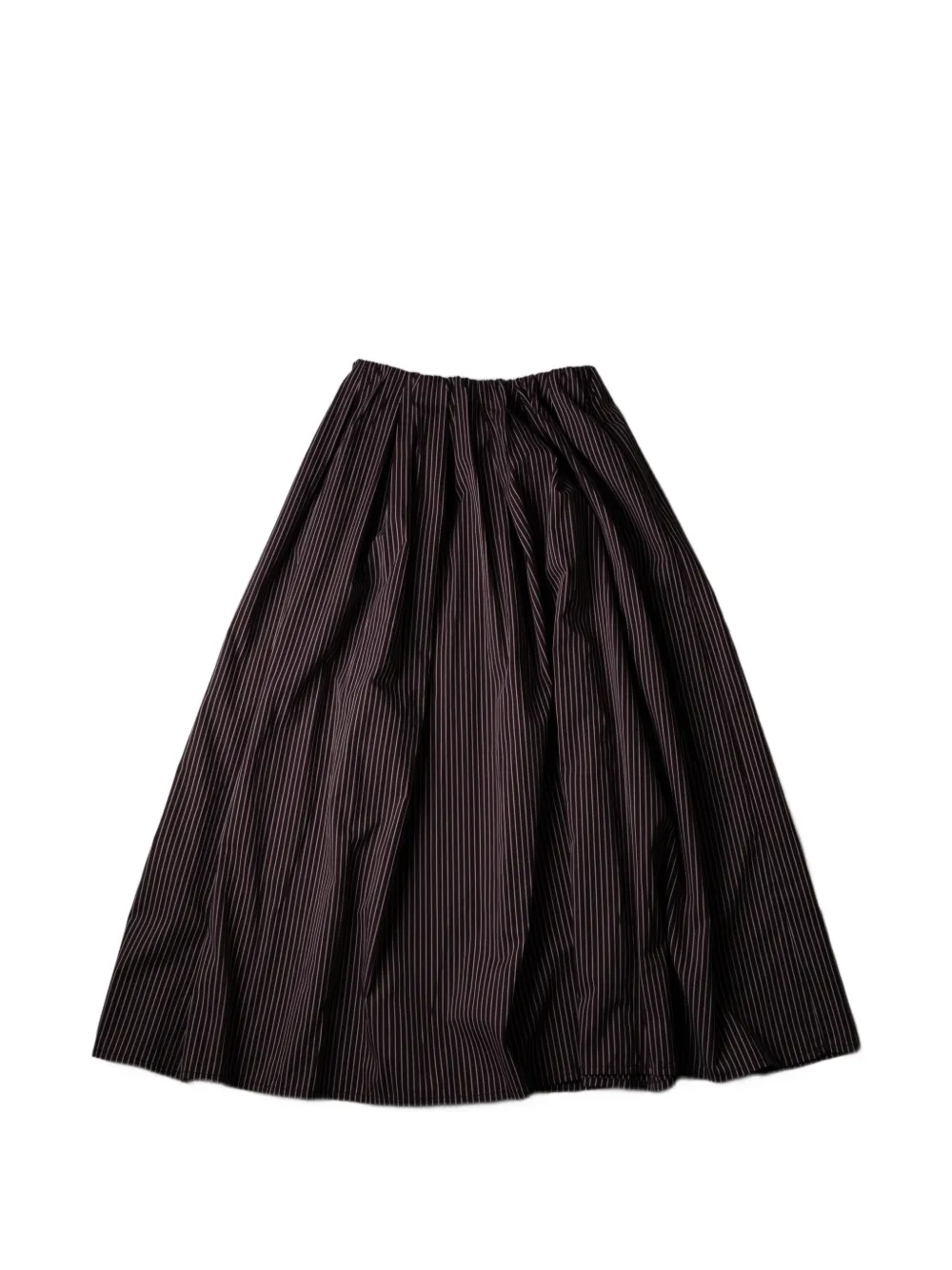 Faithfull the Brand Pelea pinstripe-pattern midi skirt - Viola