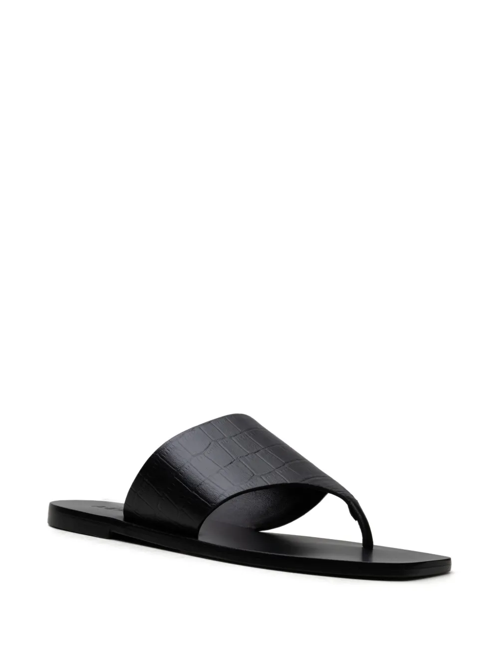  A.emery The Paton Croc-effect Sandals - Black 