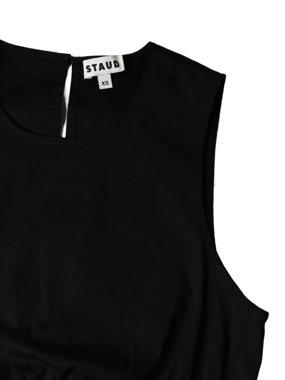 STAUD Culver top met ronde hals Zwart