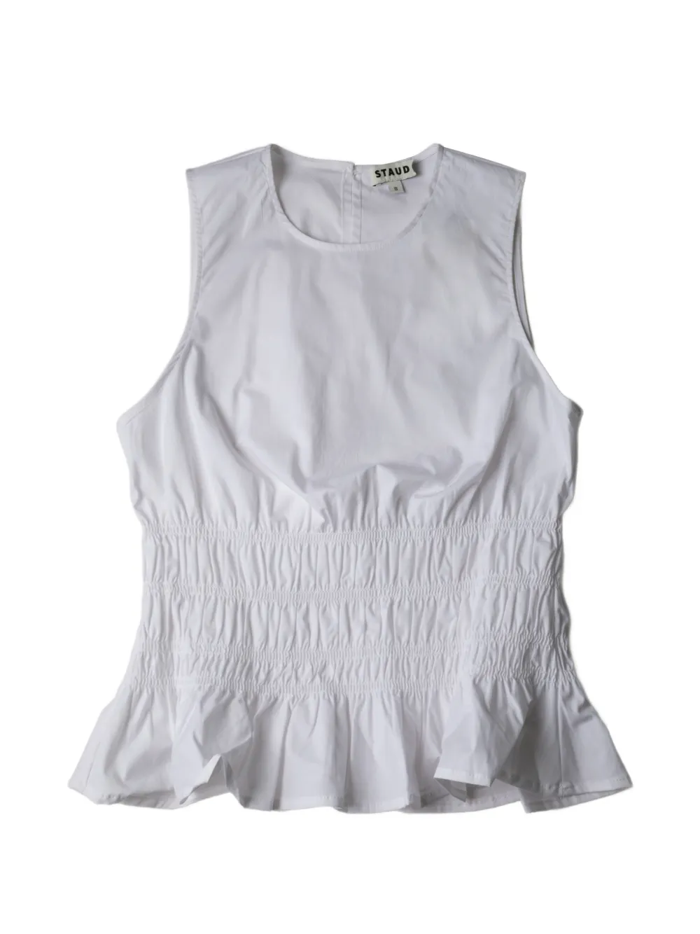 STAUD Culver round-neck top - Bianco