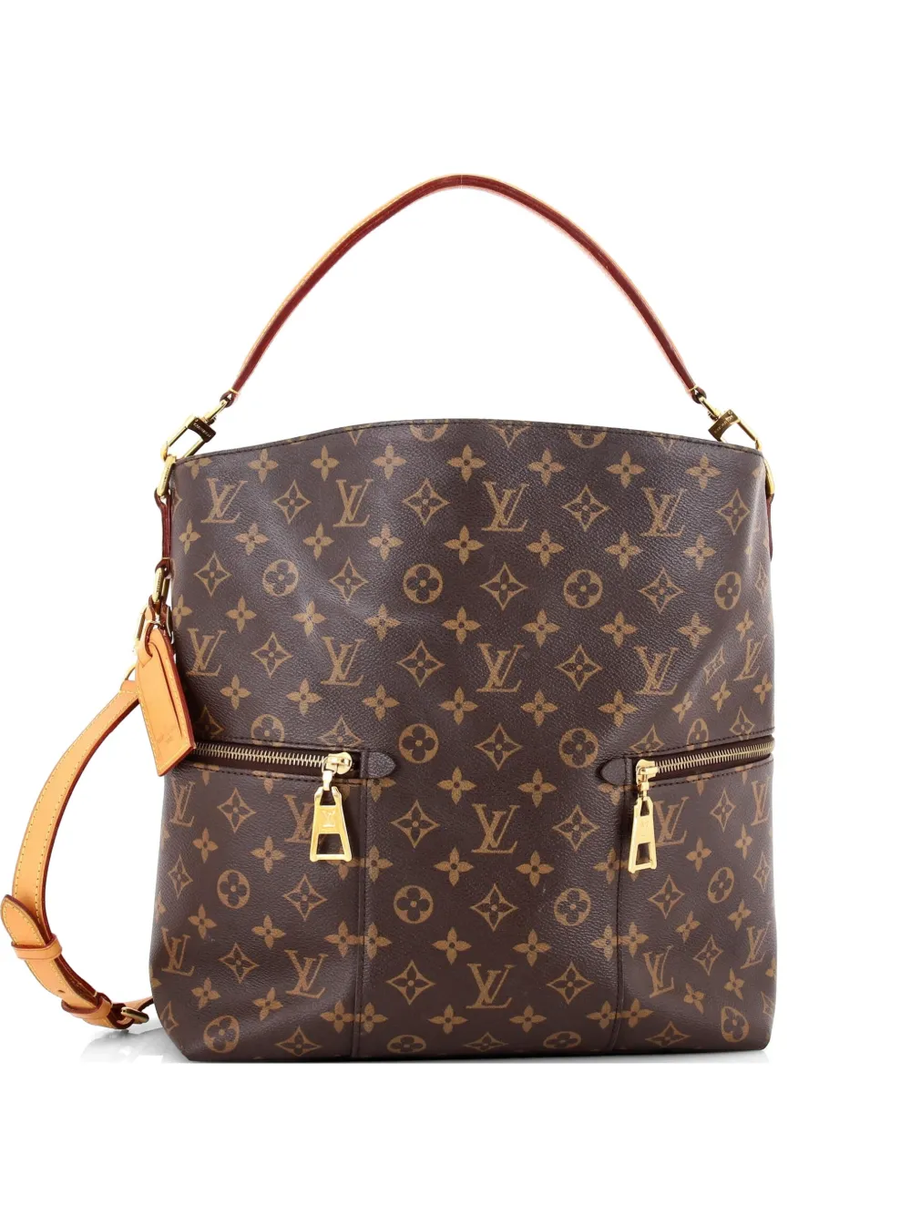 Louis Vuitton Pre-Owned Melie Handbag Monogram Canvas hobo bag - Marrone