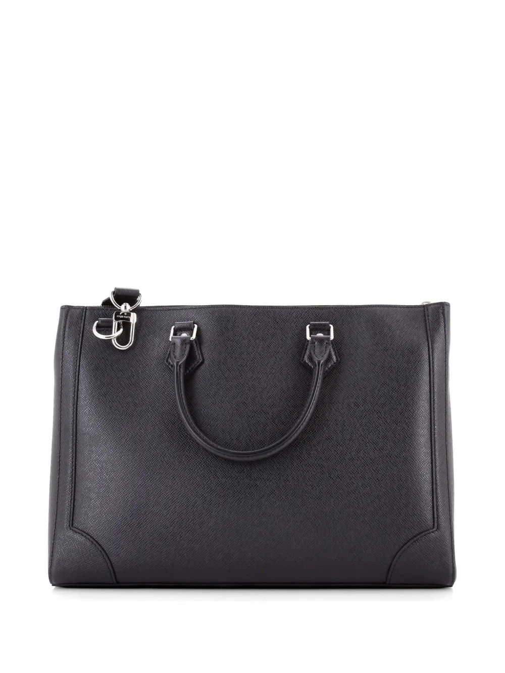 Slim Briefcase Taiga Leather Business Bag