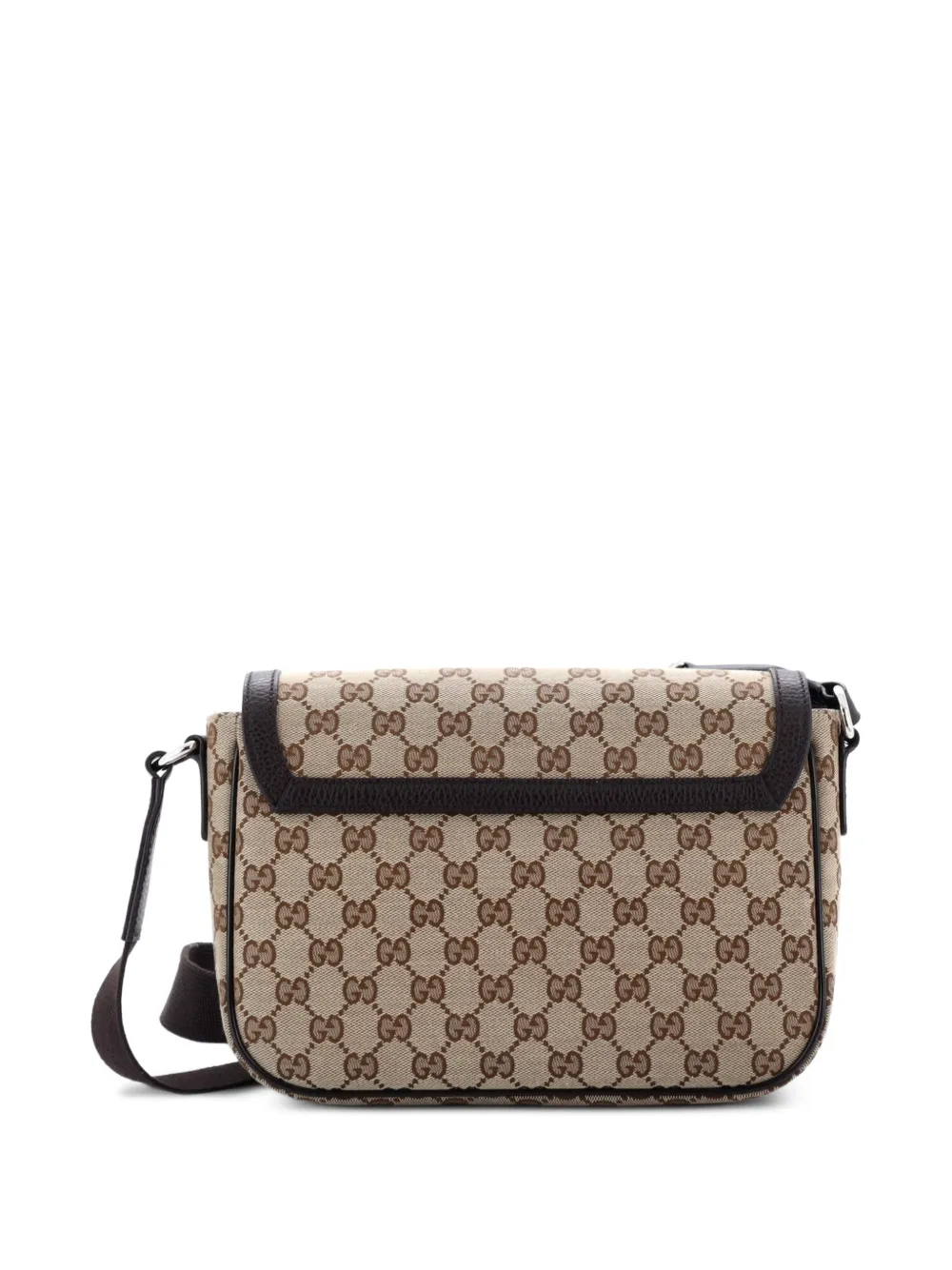 Flap Messenger Bag Gg Canvas Small Crossbody Bag