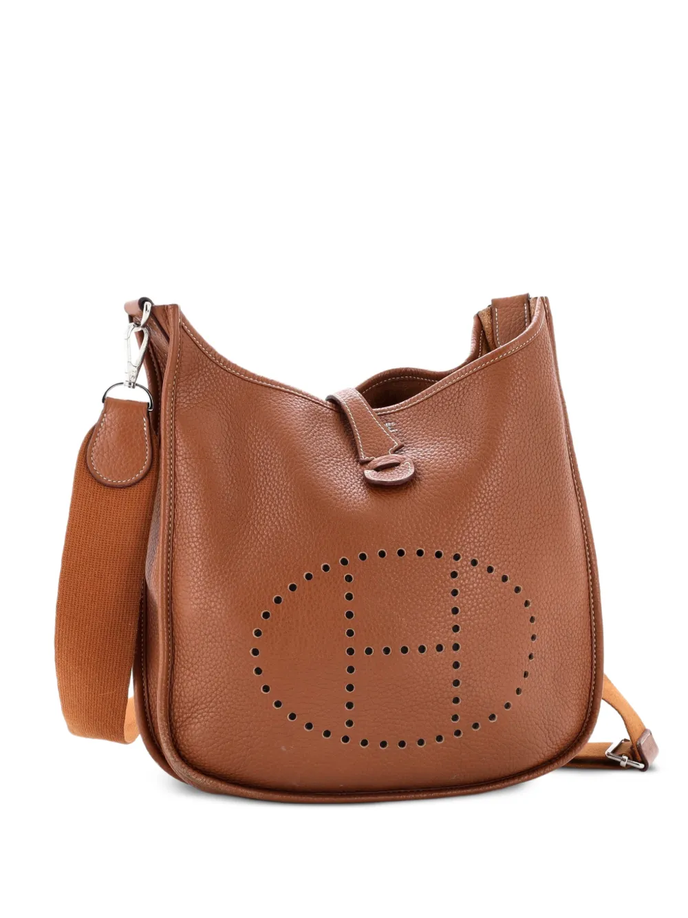 Hermès Pre-Owned Evelyne Bag Gen III Clemence PM crossbody bag - Brown