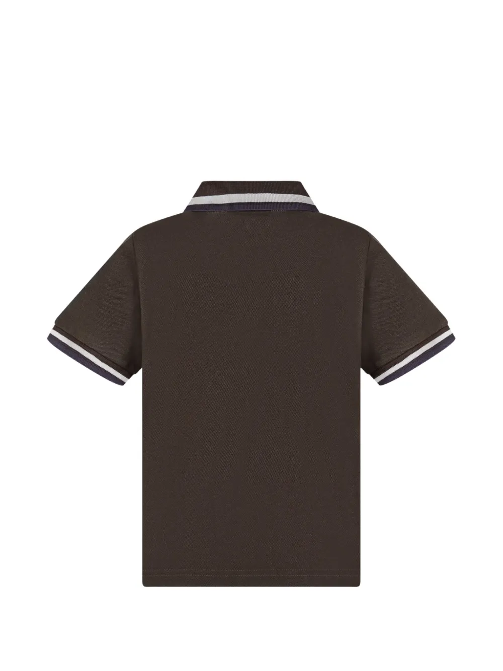 Moncler Enfant Poloshirt met logopatch Groen