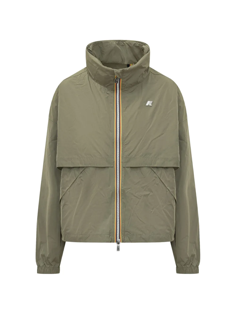 K-Way Aubette Memory Touch zip jacket - Verde