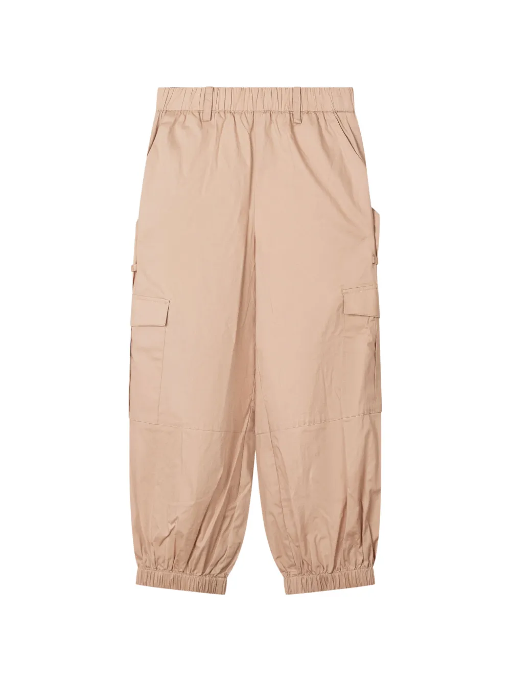 TWINSET Kids elasticated-cuff cargo pants - Toni neutri
