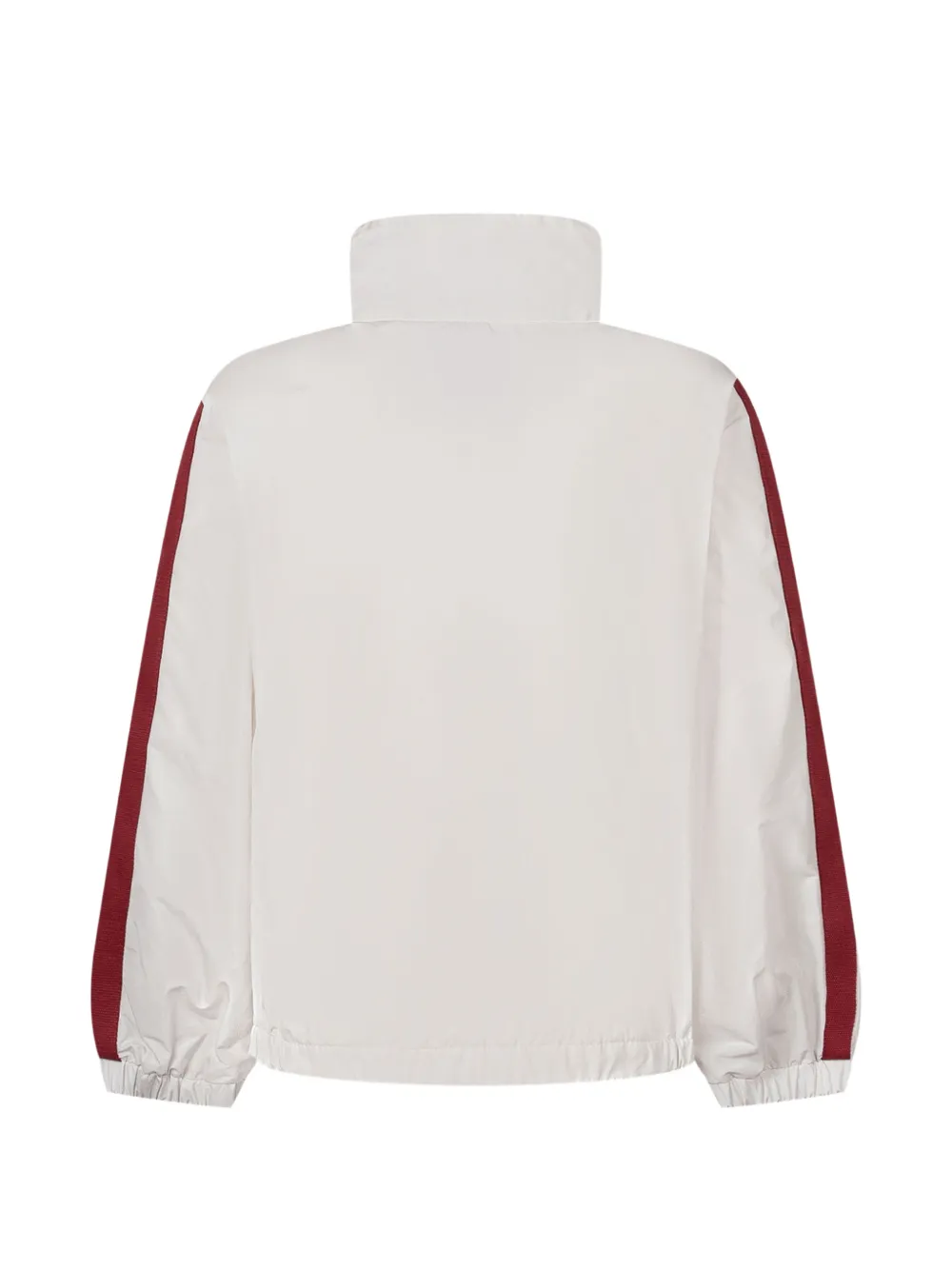 Moncler Enfant Gestreept jack met rits Wit