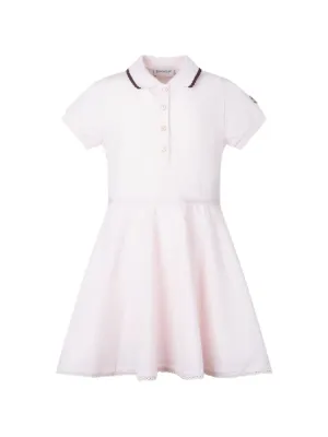 Moncler Enfant プリーツ ポロワンピース | ピンク | FARFETCH JP