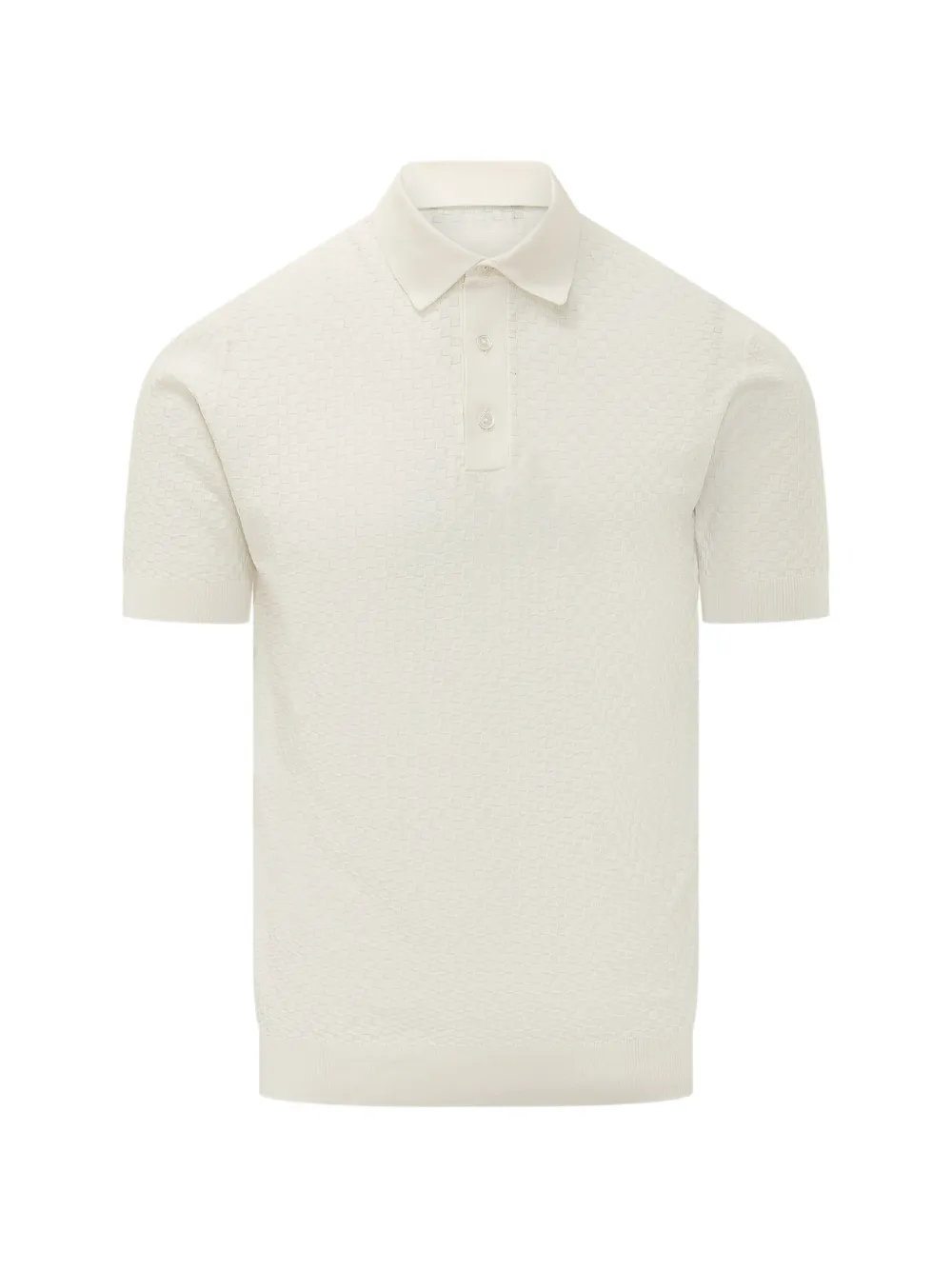 Filippo De Laurentiis shortsleeved polo-shirt - Bianco