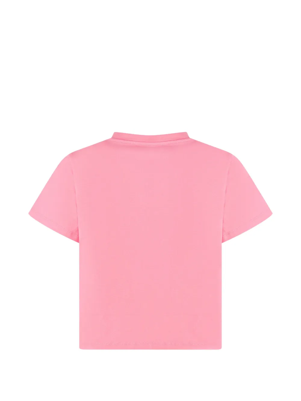 TWINSET Kids T-shirt met borstzak verfraaid met studs Roze
