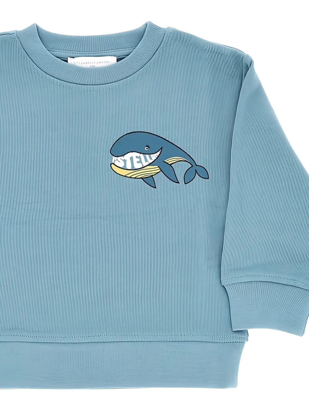 Stella McCartney Kids Sweater met grafische print Blauw