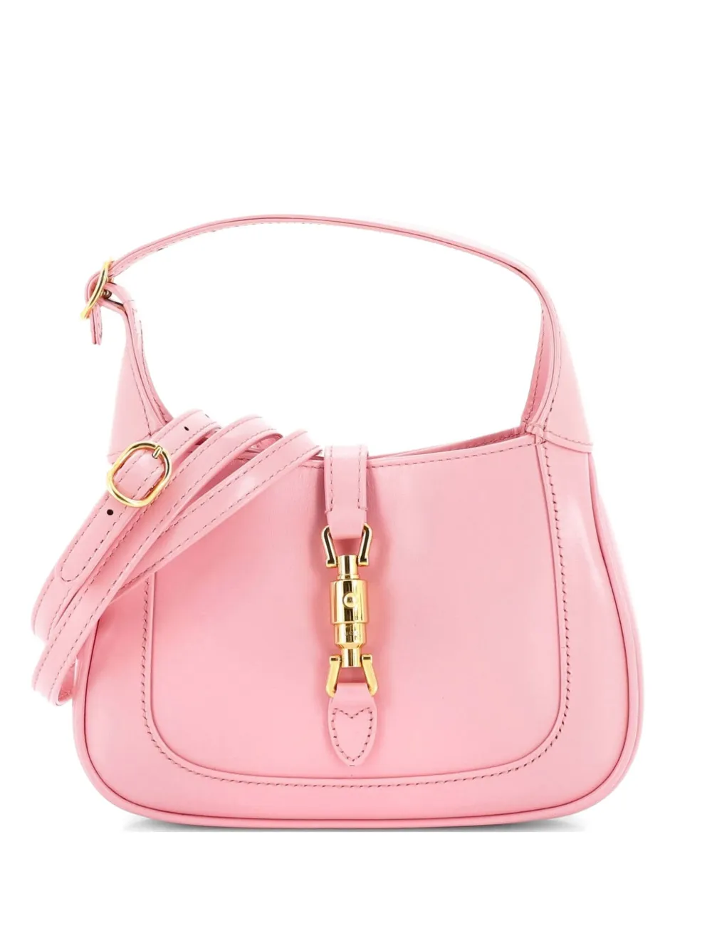 Gucci Pre-Owned Jackie 1961 Leather Mini hobo bag - Rosa