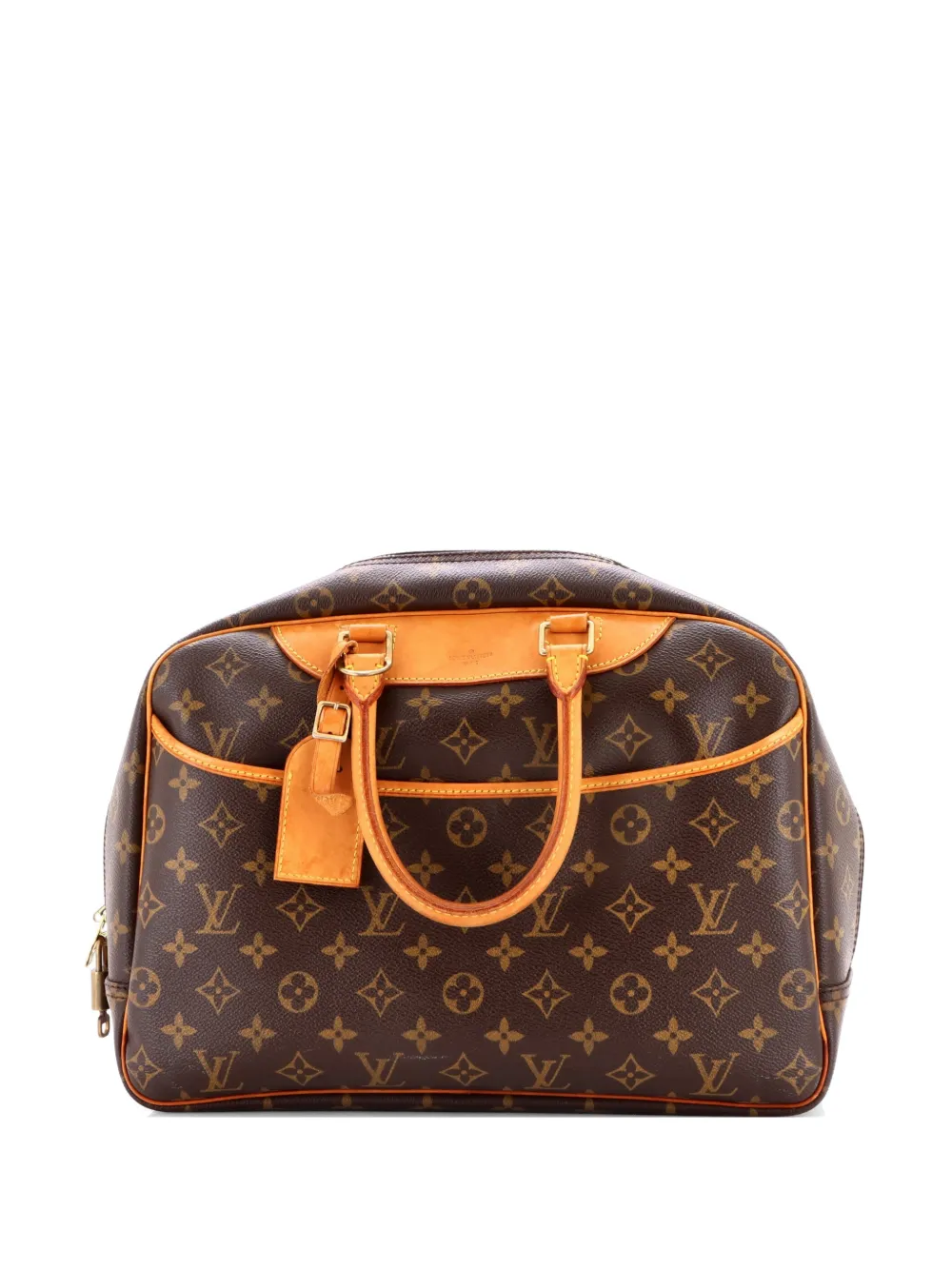 Louis Vuitton Pre-Owned Trouville Handbag Monogram Canvas satchel - Marrone
