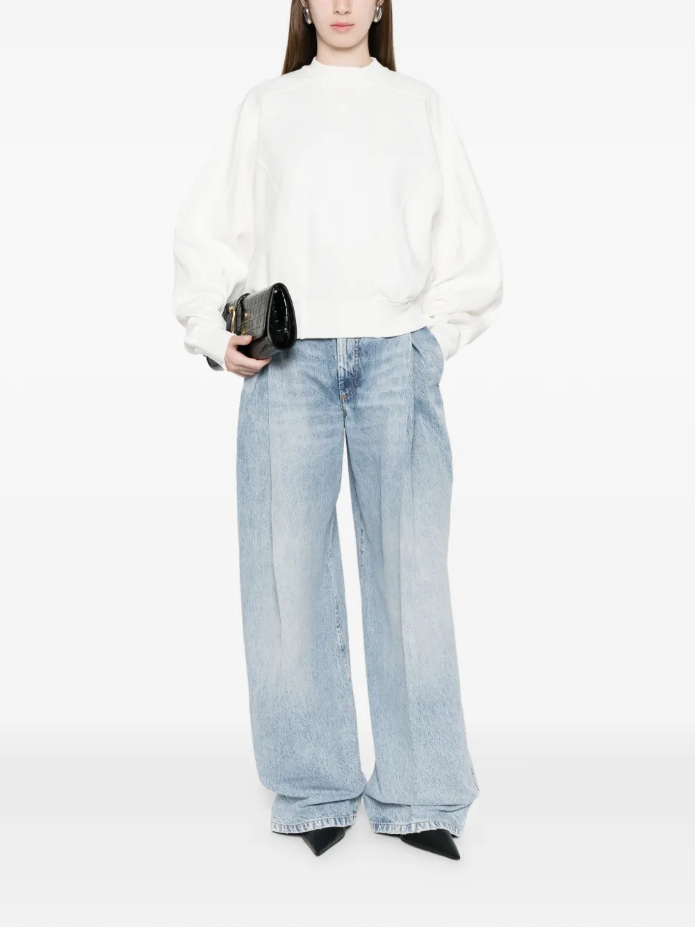 Sportmax Sweater met ronde hals Wit