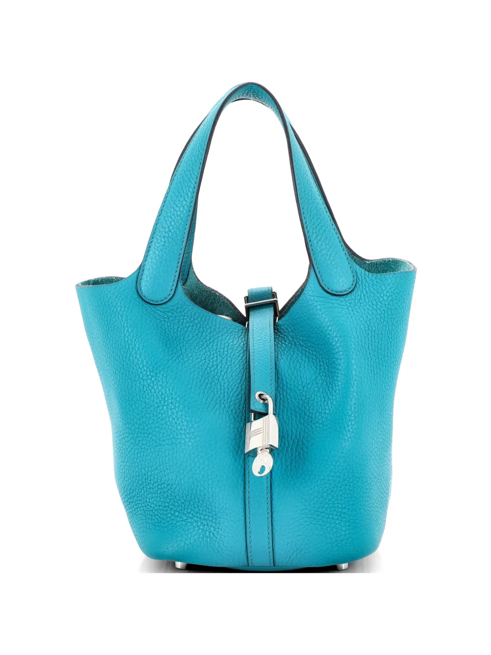 Hermès Pre-Owned sac seau Picotin Lock Bag Clemence MM - Bleu Hermès Pre-Owned sac seau Picotin Lock Bag Clemence MM - Bleu