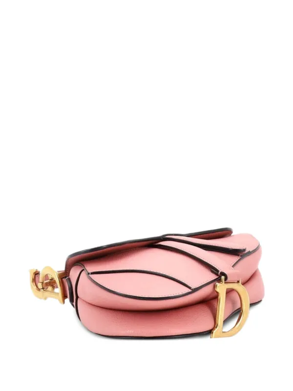 Christian Dior Pre-Owned サドル ハンドバッグ レザー ミニ