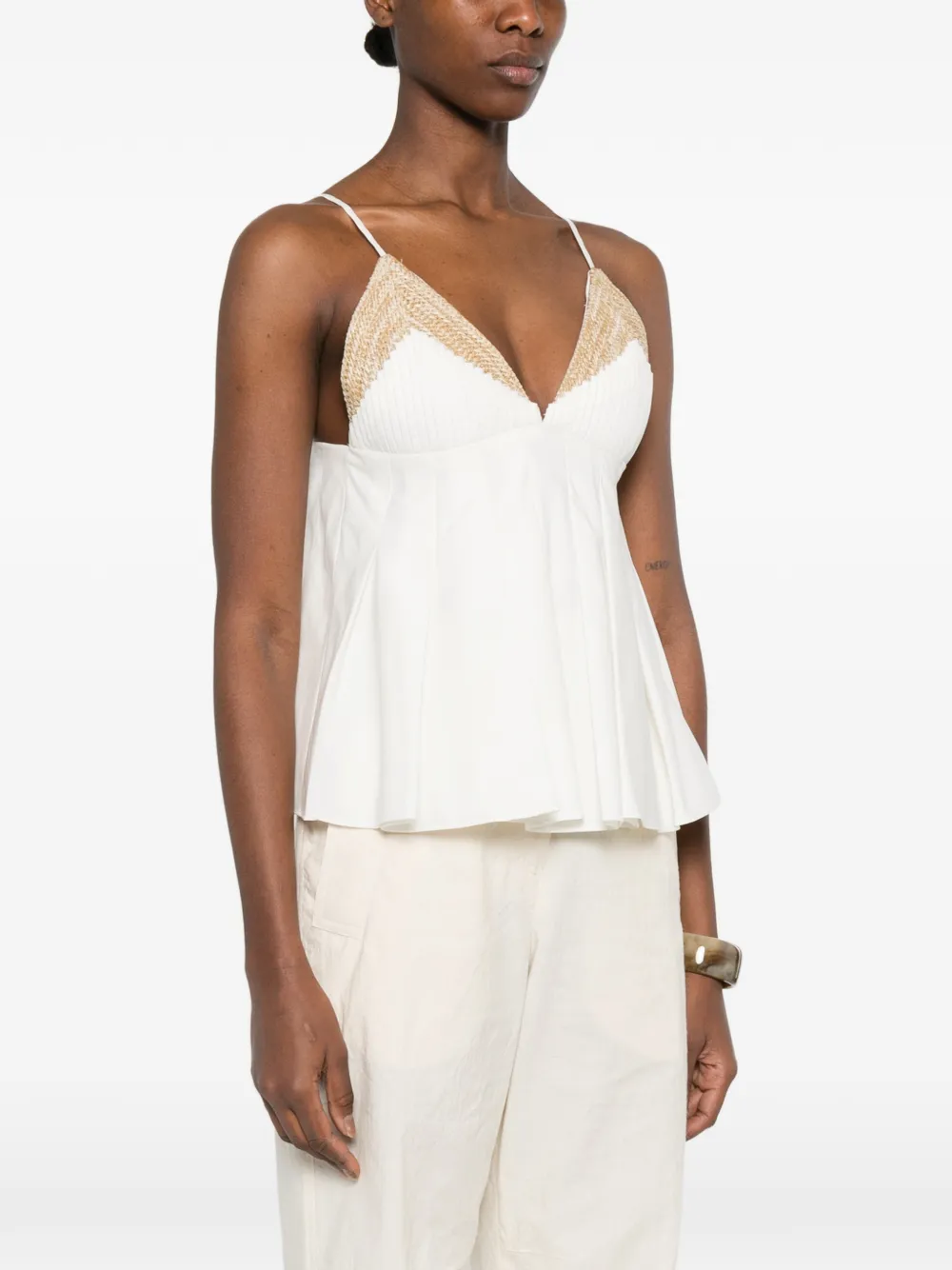  Rosanna Ocampo Bahia Top - White 