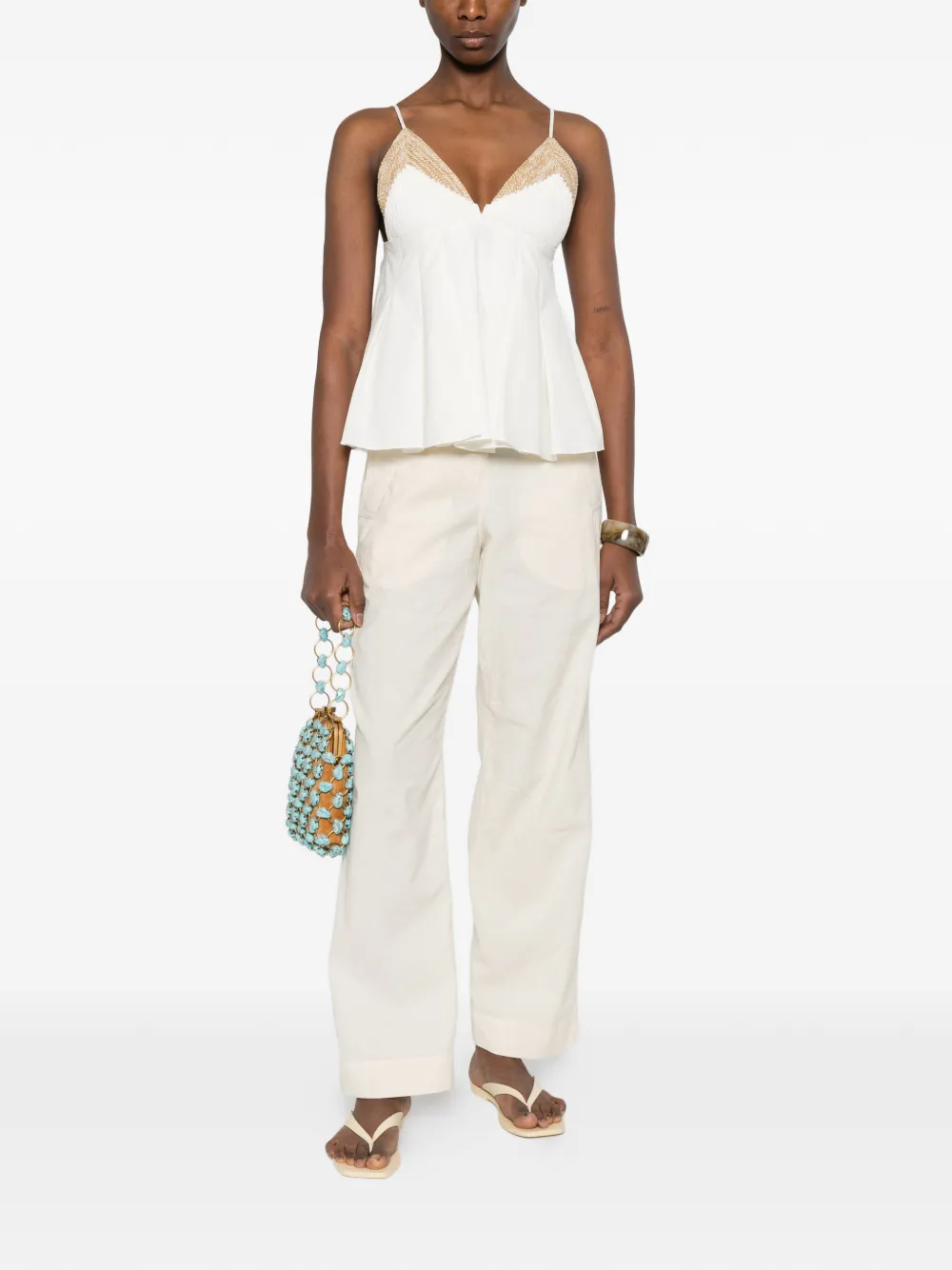  Rosanna Ocampo Bahia Top - White 
