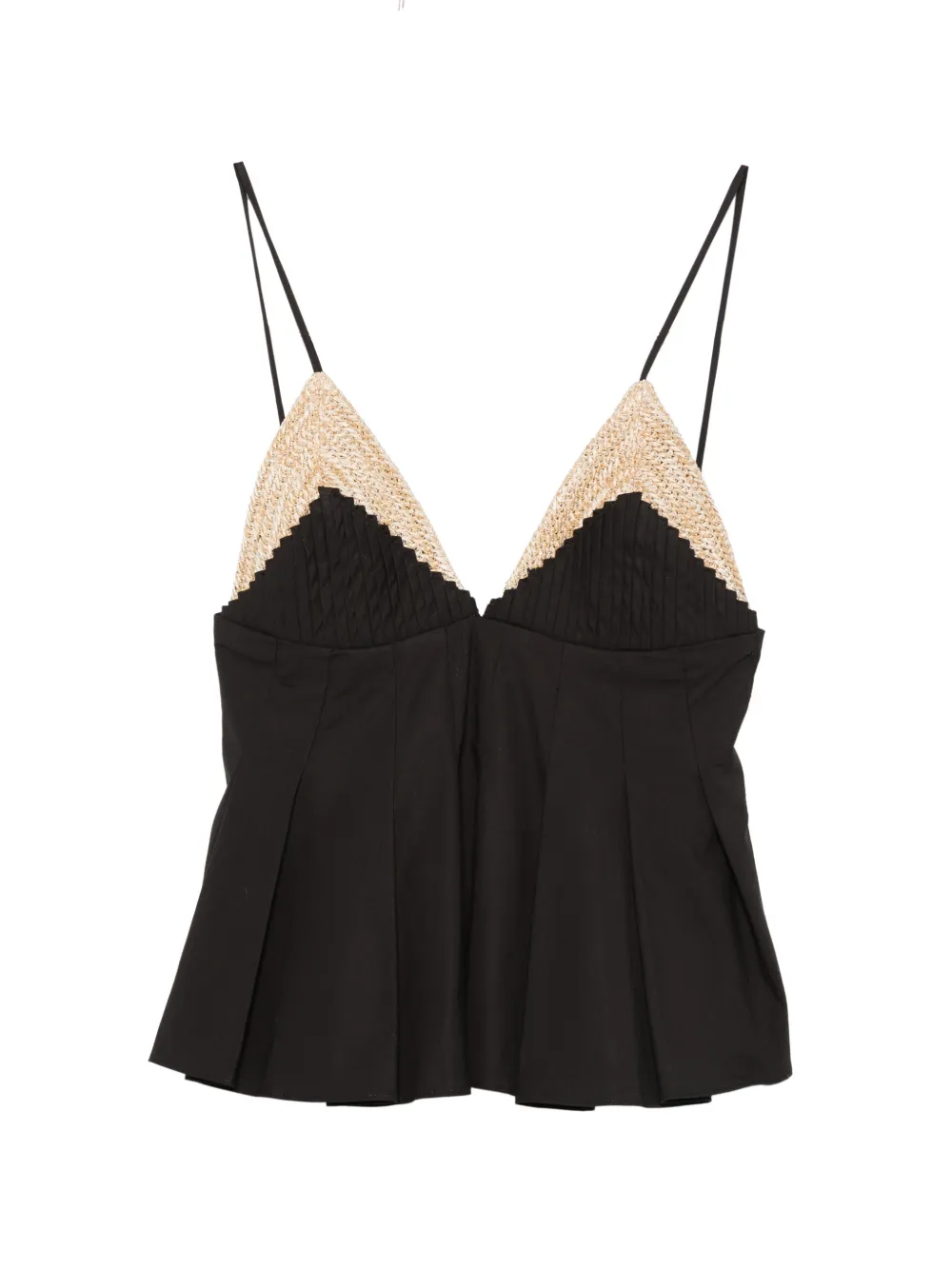 Rosanna Ocampo V-neck blouse - Schwarz