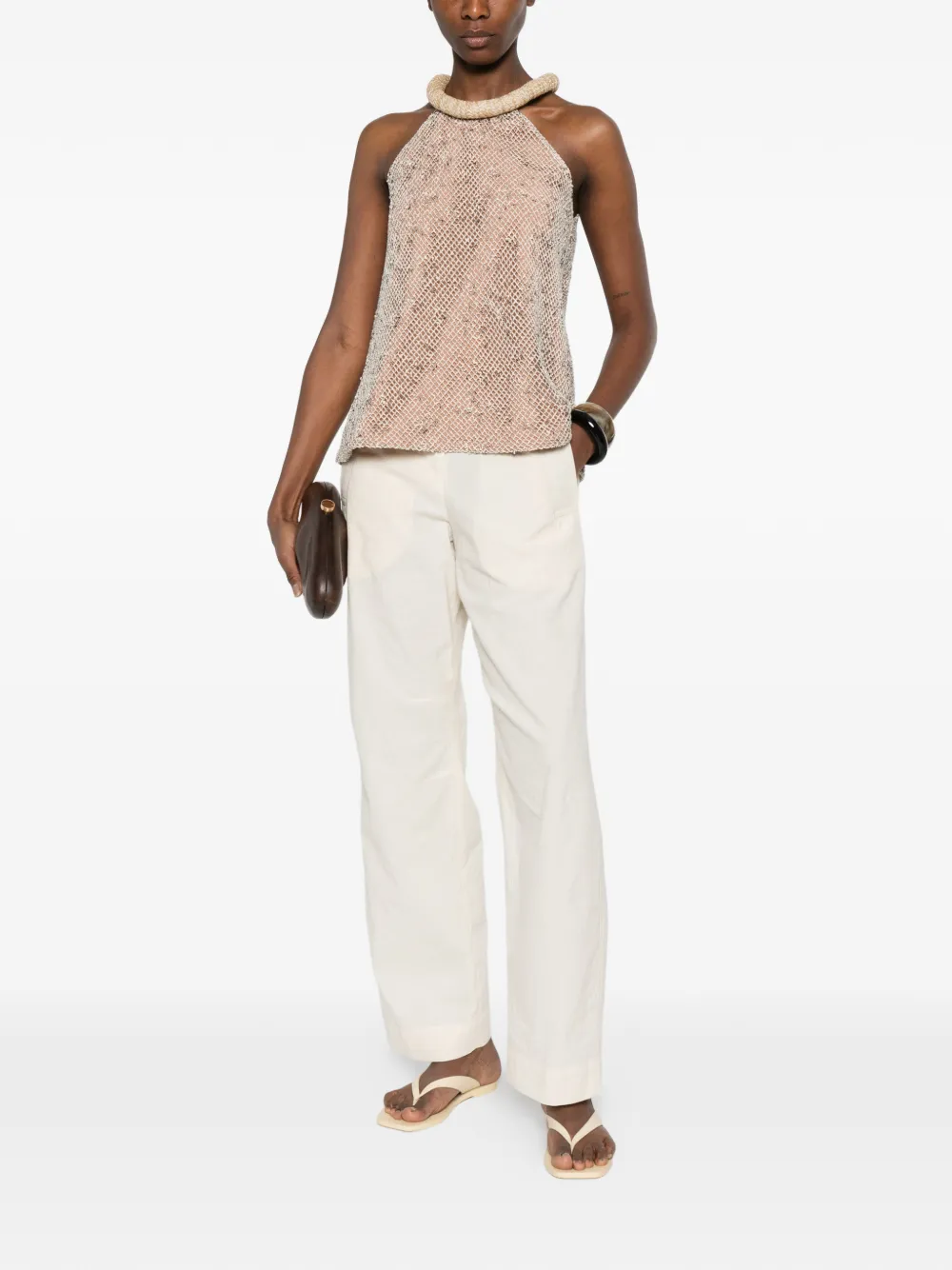  Rosanna Ocampo Tuka Top - Neutrals 