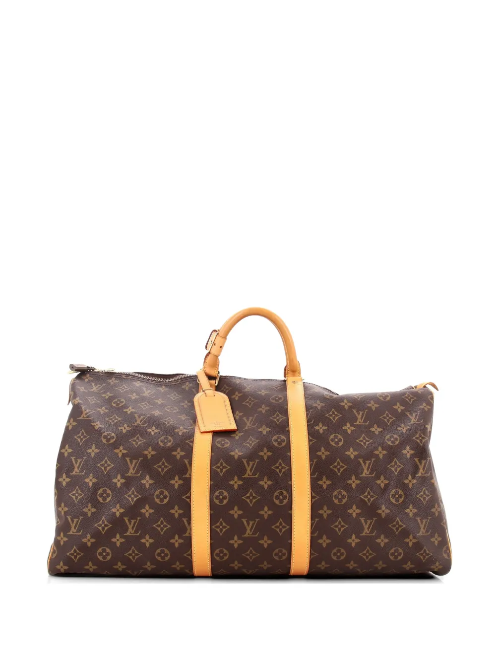 Louis Vuitton Pre-Owned Keepall Bag Monogram Canvas 55 travel bag - Marrone