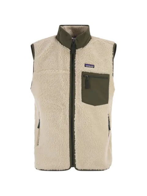 Patagonia zip-up fleece-texture vest