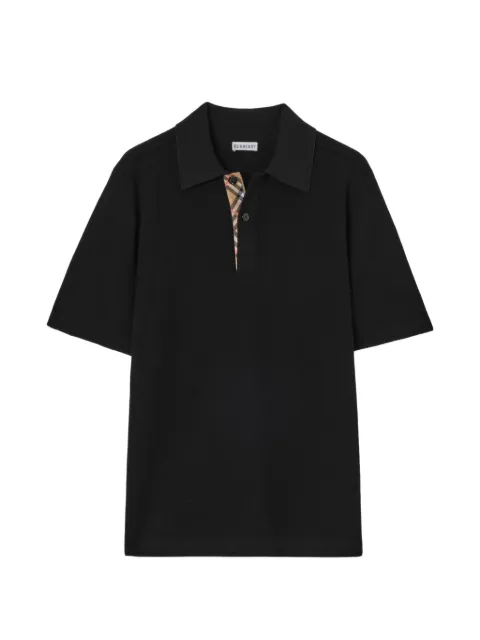 Burberry wool polo shirt