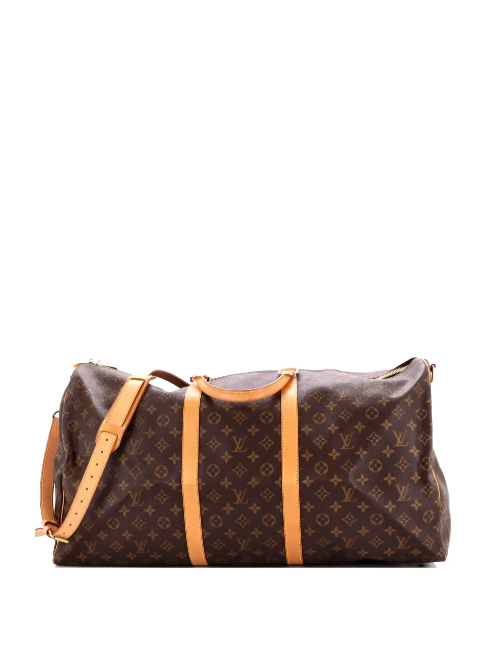 Louis Vuitton Pre-Owned Keepall Bandouliere Bag Monogram Canvas 60 travel bag - Marrone