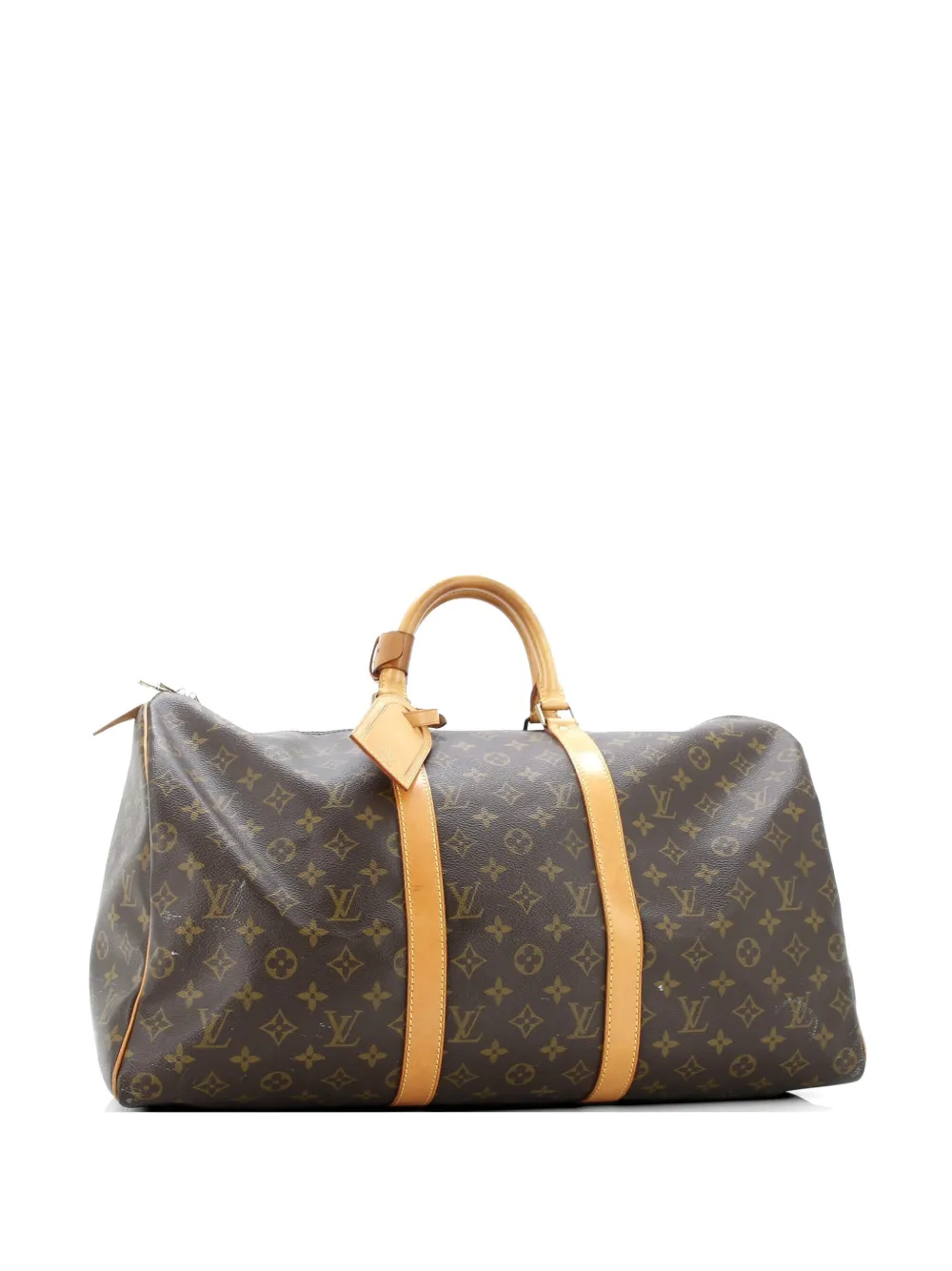 Louis Vuitton Pre-Owned Keepall Bag Monogram Canvas 50 travel bag - Marrone