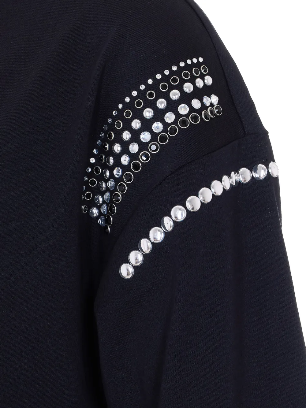 LIU JO T-shirt met applicaties Zwart