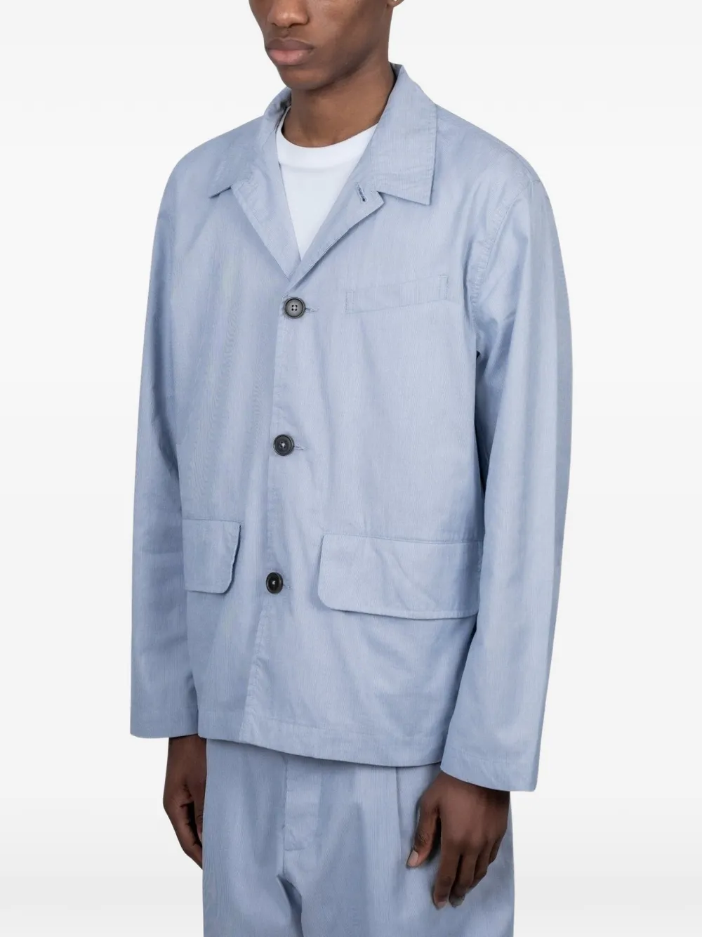 Universal Works 플랩 포켓 버튼 재킷 | 셔츠 재킷 | Image 2