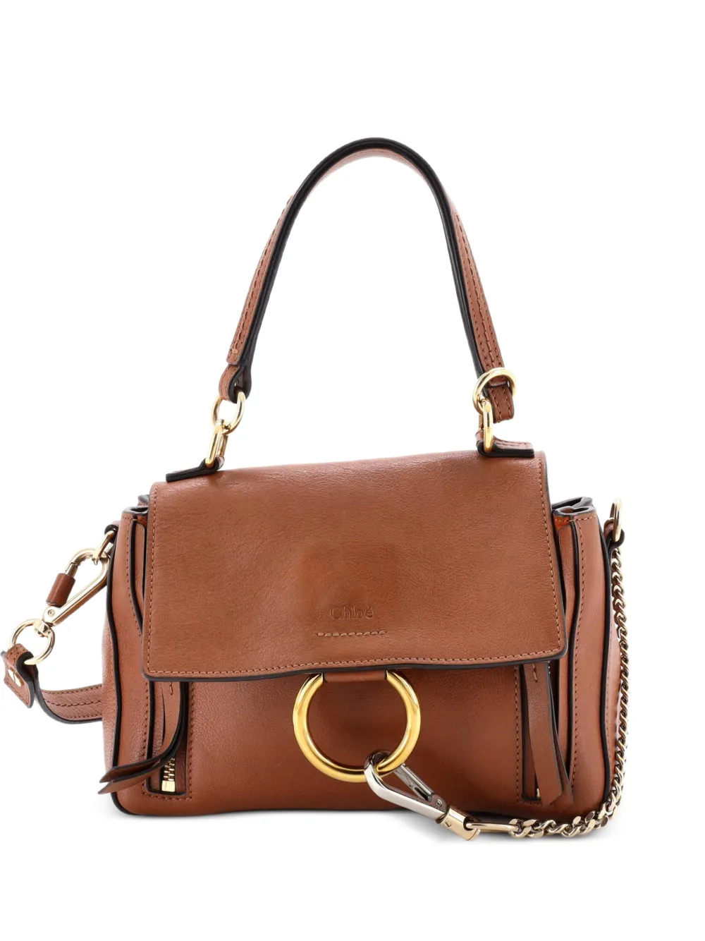 Chloé Pre-Owned Faye Day Bag Leather Small satchel - Marrone
