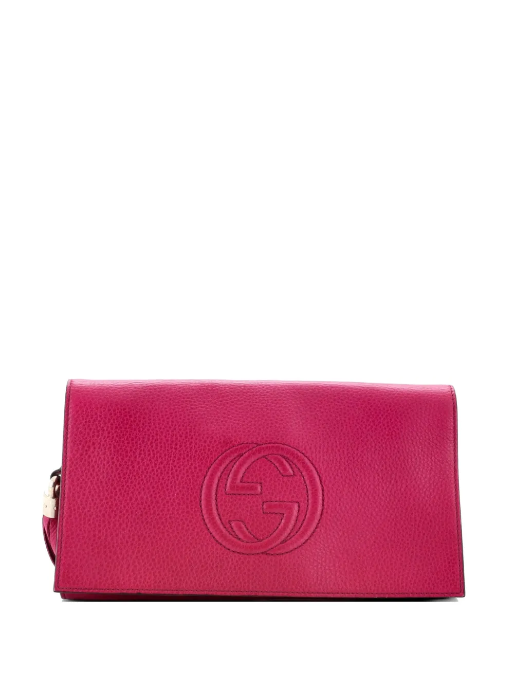 Gucci Pre-Owned Soho Leather clutch bag - Rosa