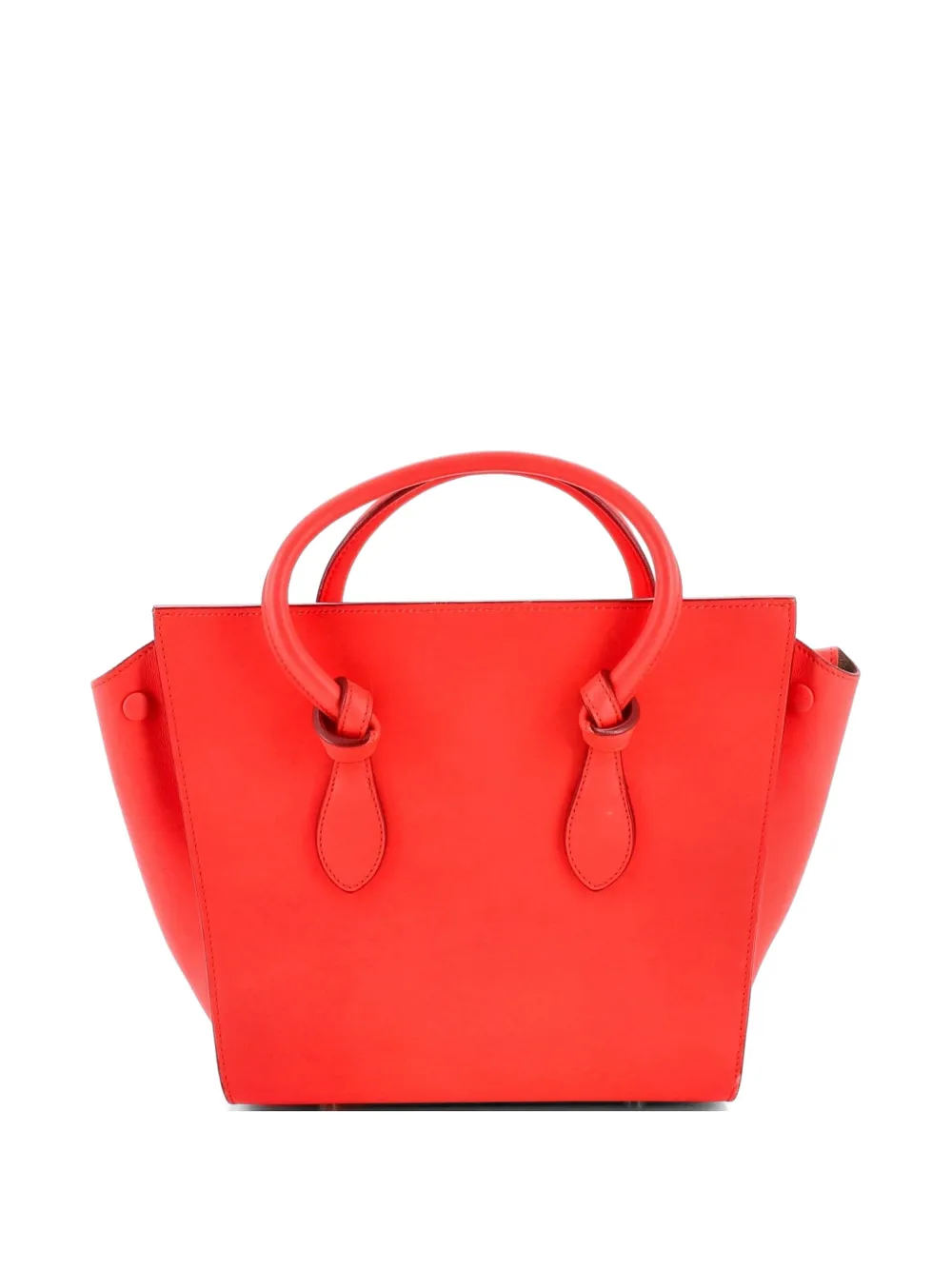 Celine Pre-Owned Tie Knot Smooth Leather Mini tote bag - Rosso
