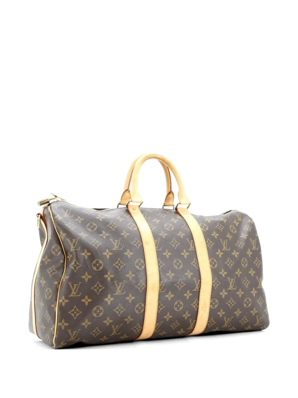 Louis Vuitton Pre-Owned Keepall Bandouliere Bag Monogram Canvas 45 travel bag - Marrone