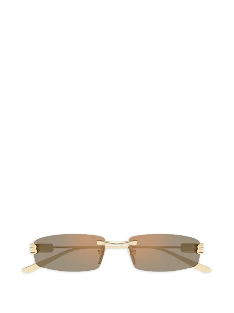 Balenciaga Eyewear rectangle rimless sunglasses