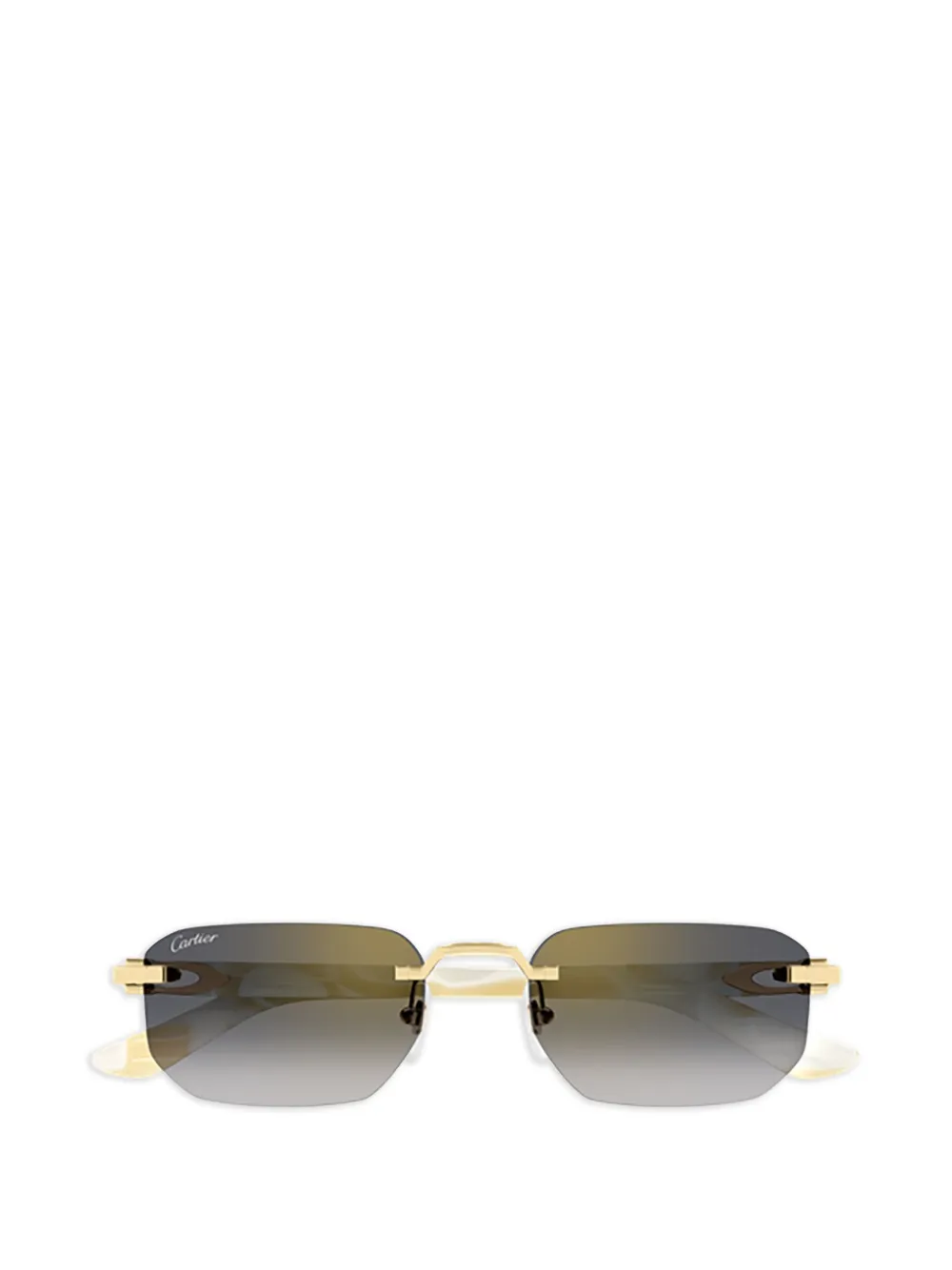 Cartier Eyewear geometric-frame sunglasses - Oro