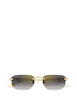 Cartier Eyewear CT0362S サングラス | ゴールドトーン | FARFETCH JP