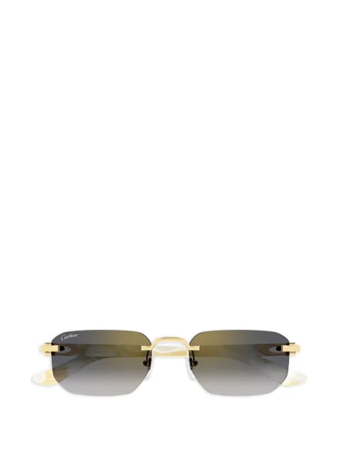 Cartier Eyewear geometric-frame sunglasses