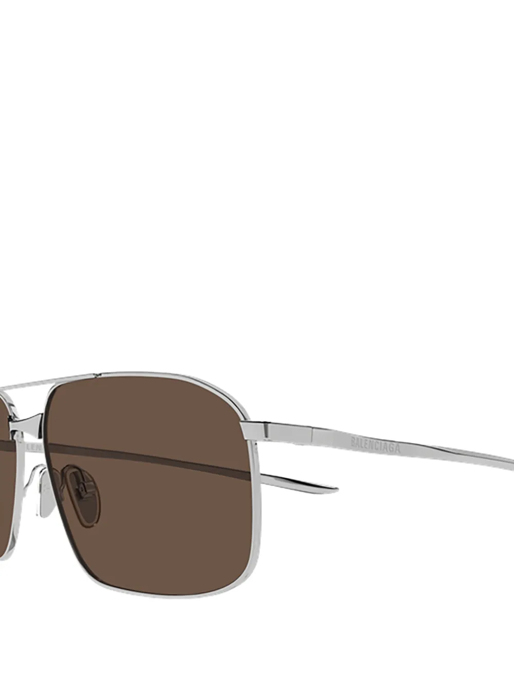 Balenciaga Eyewear Zonnebril met piloten montuur Zilver