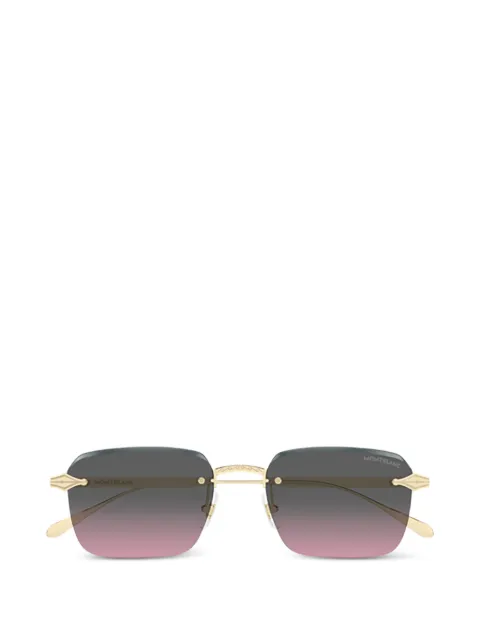 Montblanc rectangle-frame sunglasses