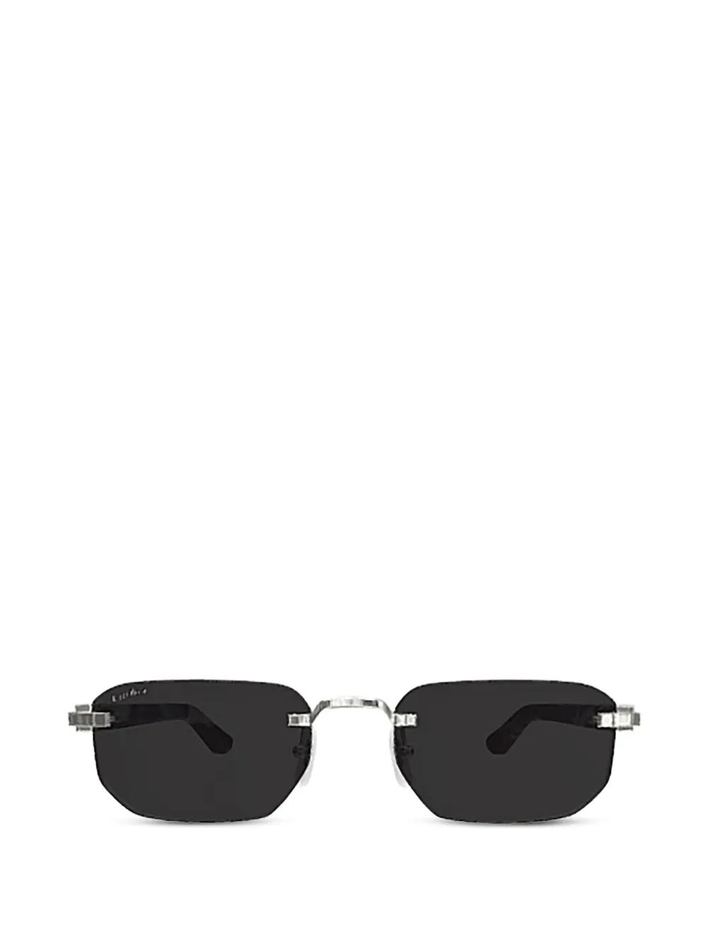 Cartier Eyewear rectangle-frame sunglasses - Silber
