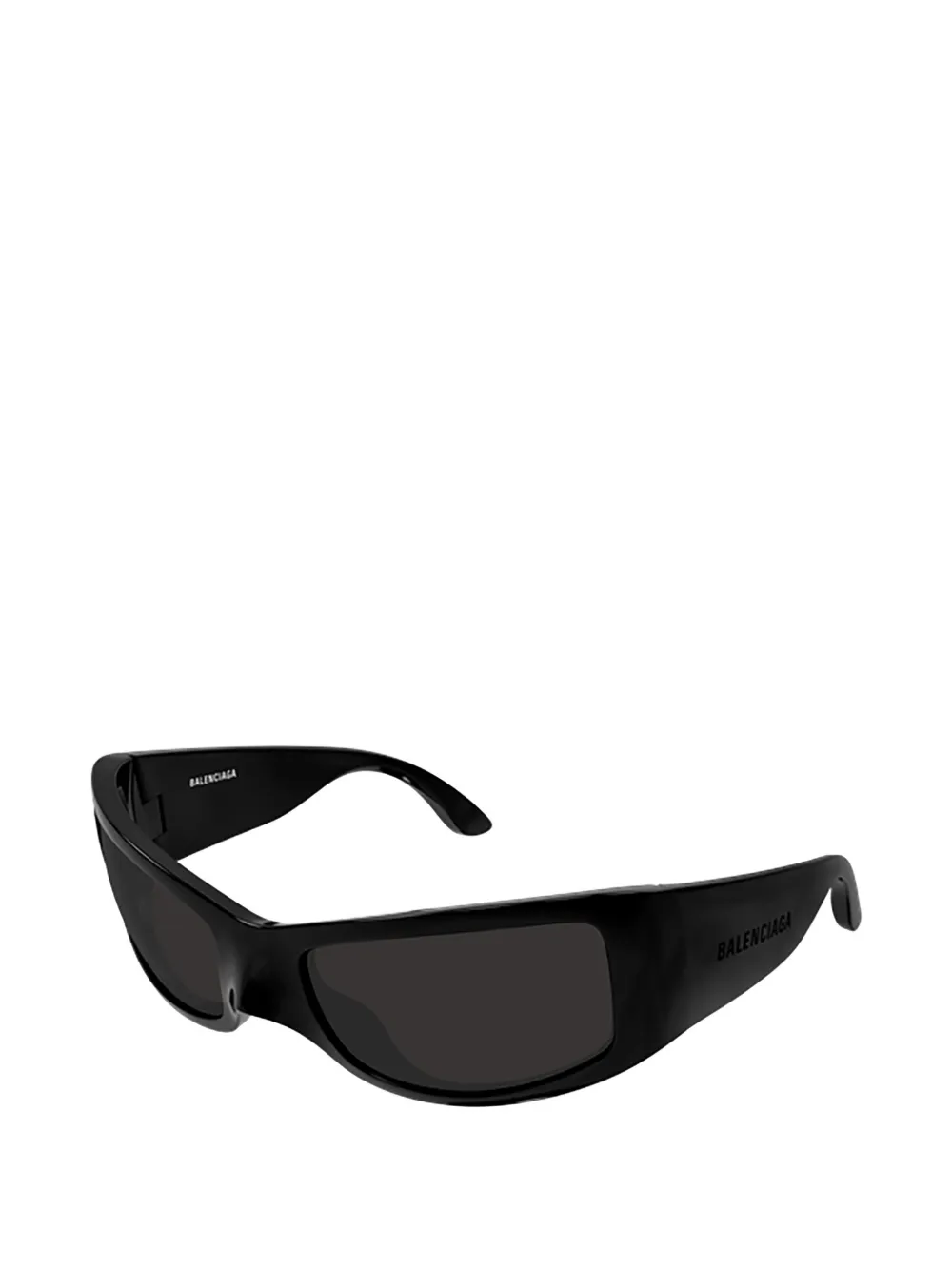 Balenciaga Eyewear Zonnebril met rechthoekig montuur Zwart