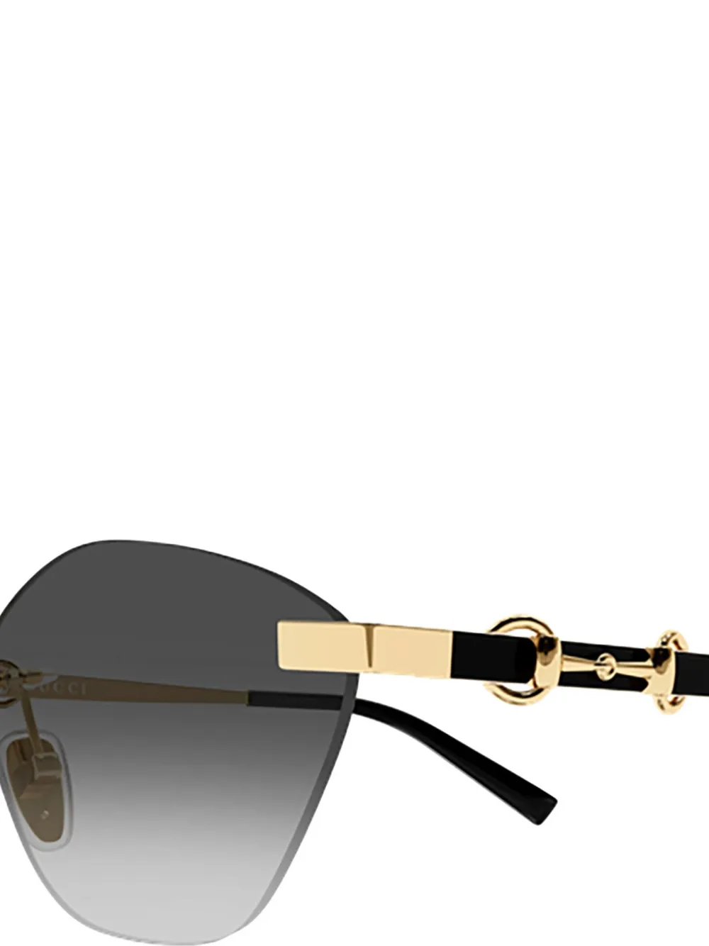 Gucci Eyewear Bril met cat-eye montuur Goud