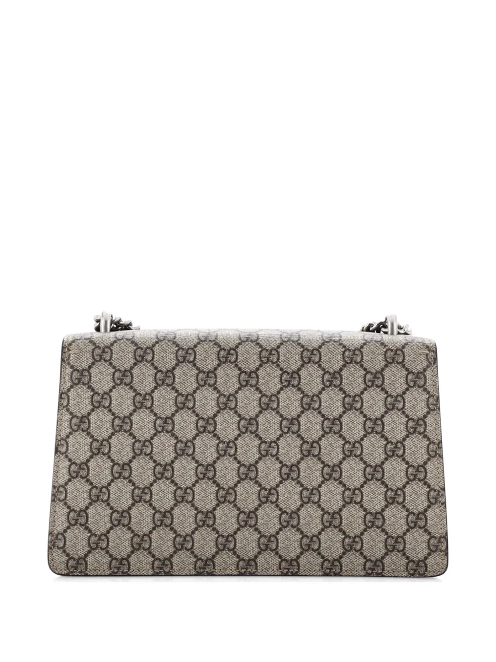 Pre-owned Gucci Dionysus Bag Gg Coated Canvas Small Shoulder Bag In Brown