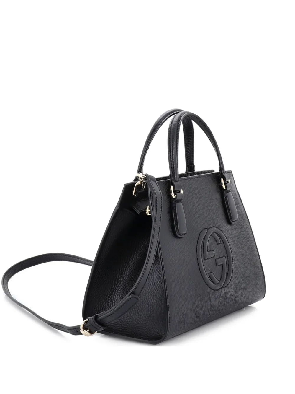 Gucci Pre-Owned Soho Convertible Top Handle Leather Small satchel - Nero