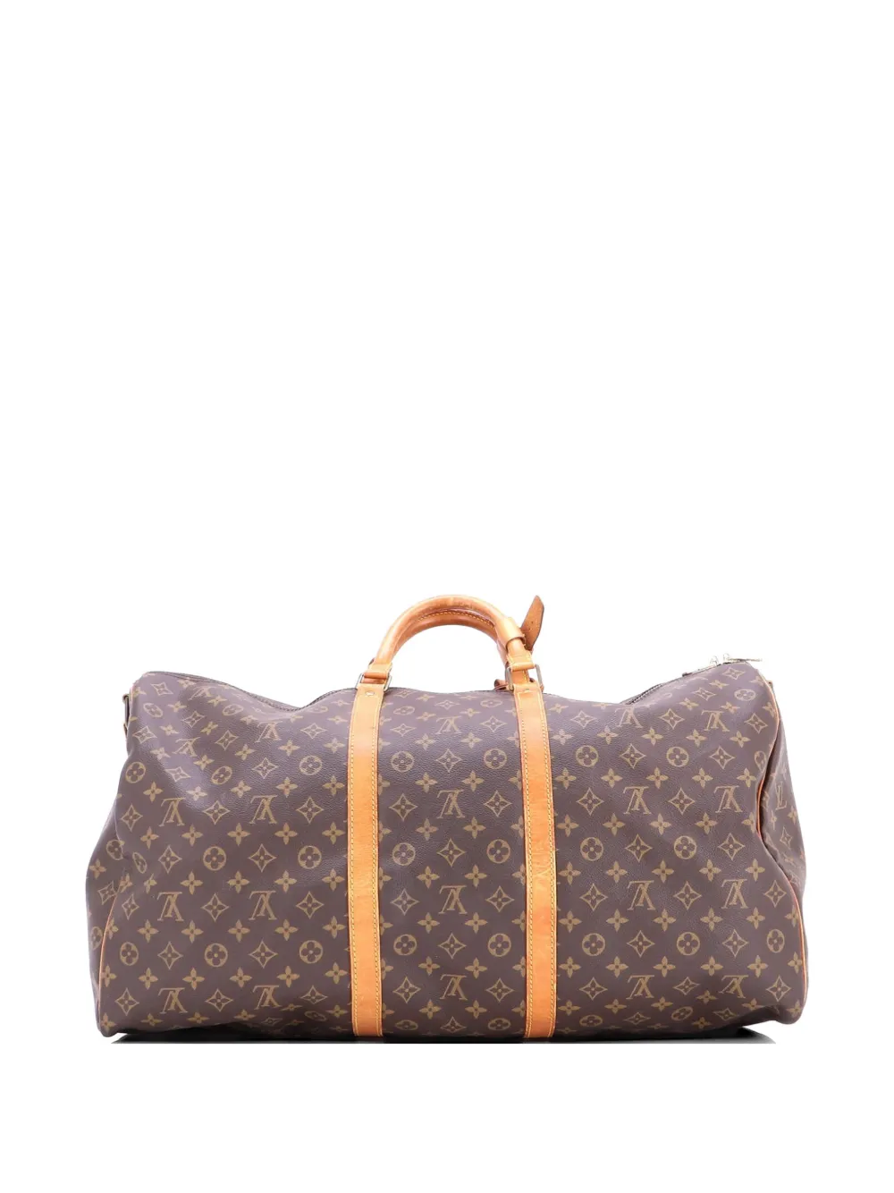 Louis Vuitton Pre-Owned Keepall Bandouliere Bag Monogram Canvas 60 travel bag - Braun